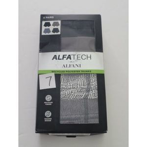 ALFATECH BY ALFANI Intimates 4 Pack Gray Trunk Underwear L